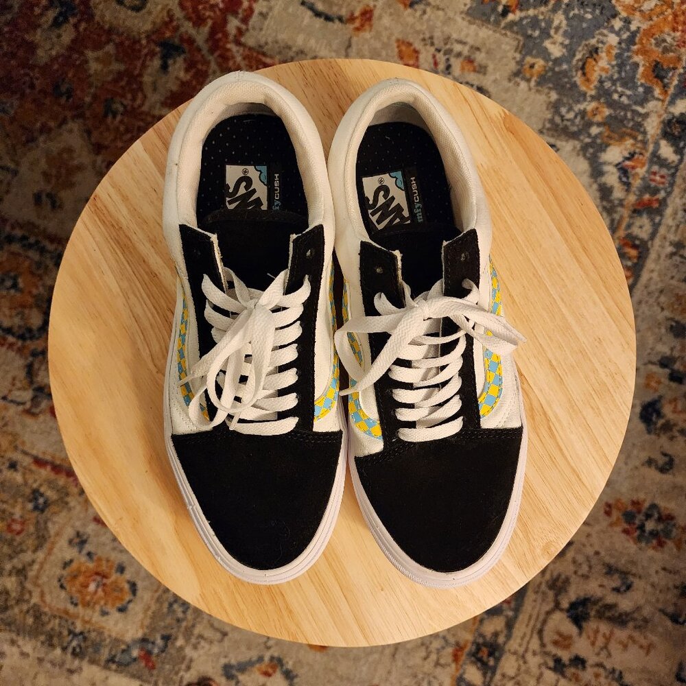 NWOT Vans Comfycush Old Skool Showcase Black/Check Men's 8/Women's 9.5